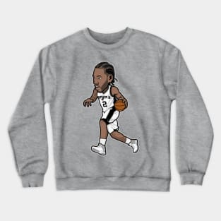 Kawhi Leonard Cartoon Fan Crewneck Sweatshirt